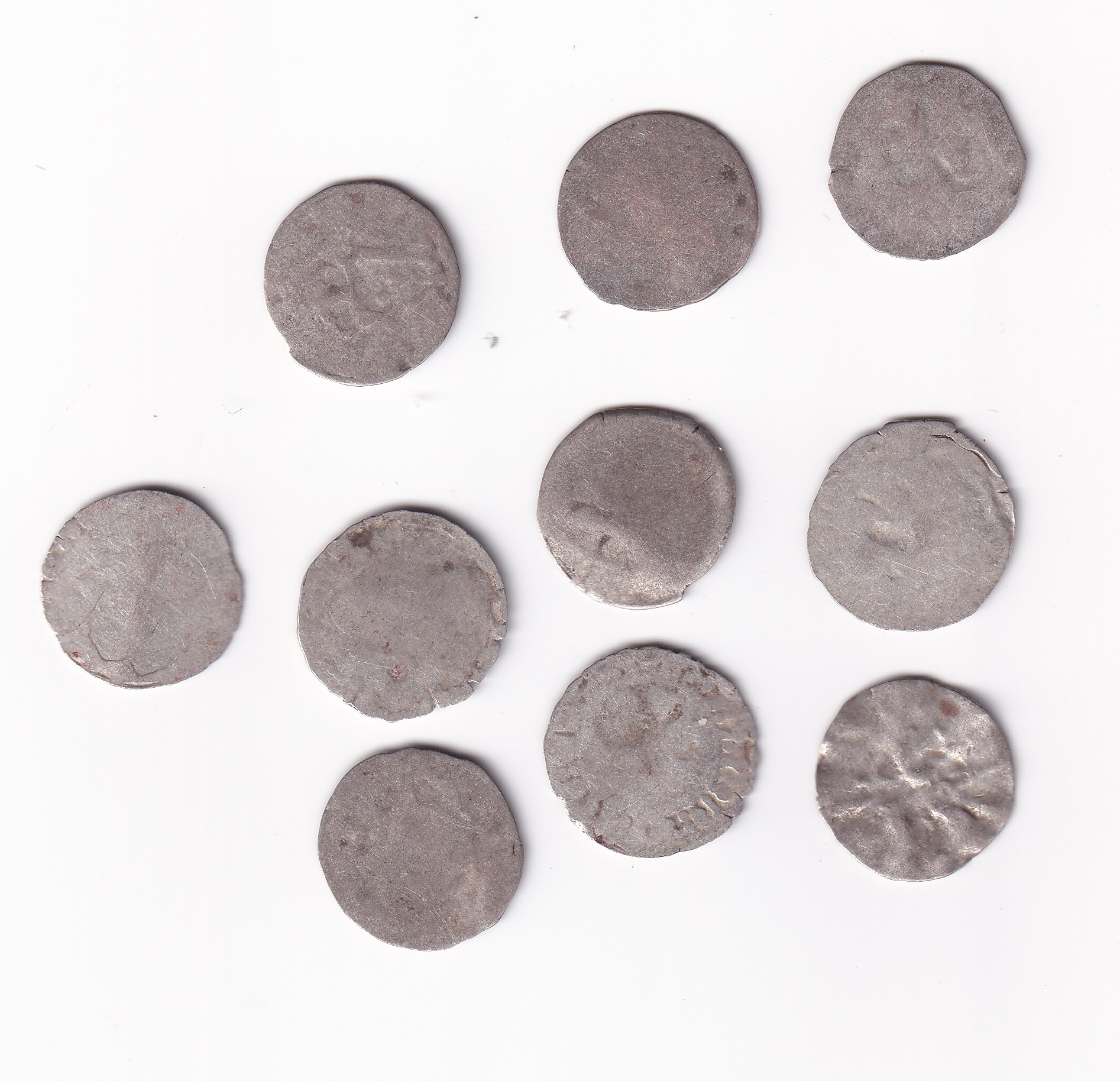 Čechy - LOT 10x Bílý peníz, Vladislav II. Jagellonský, Ag