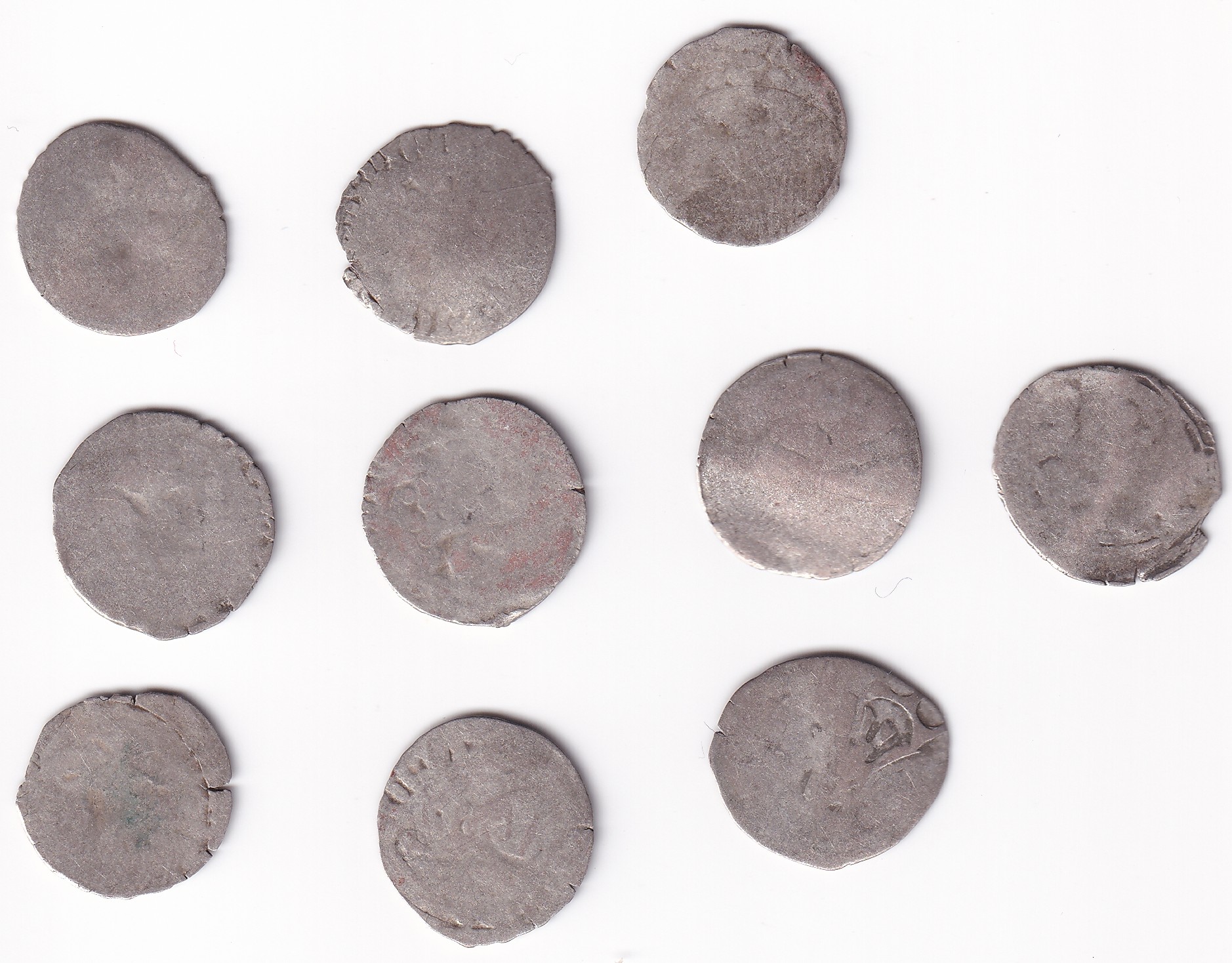 Čechy - LOT 10x Bílý peníz, Vladislav II. Jagellonský, Ag