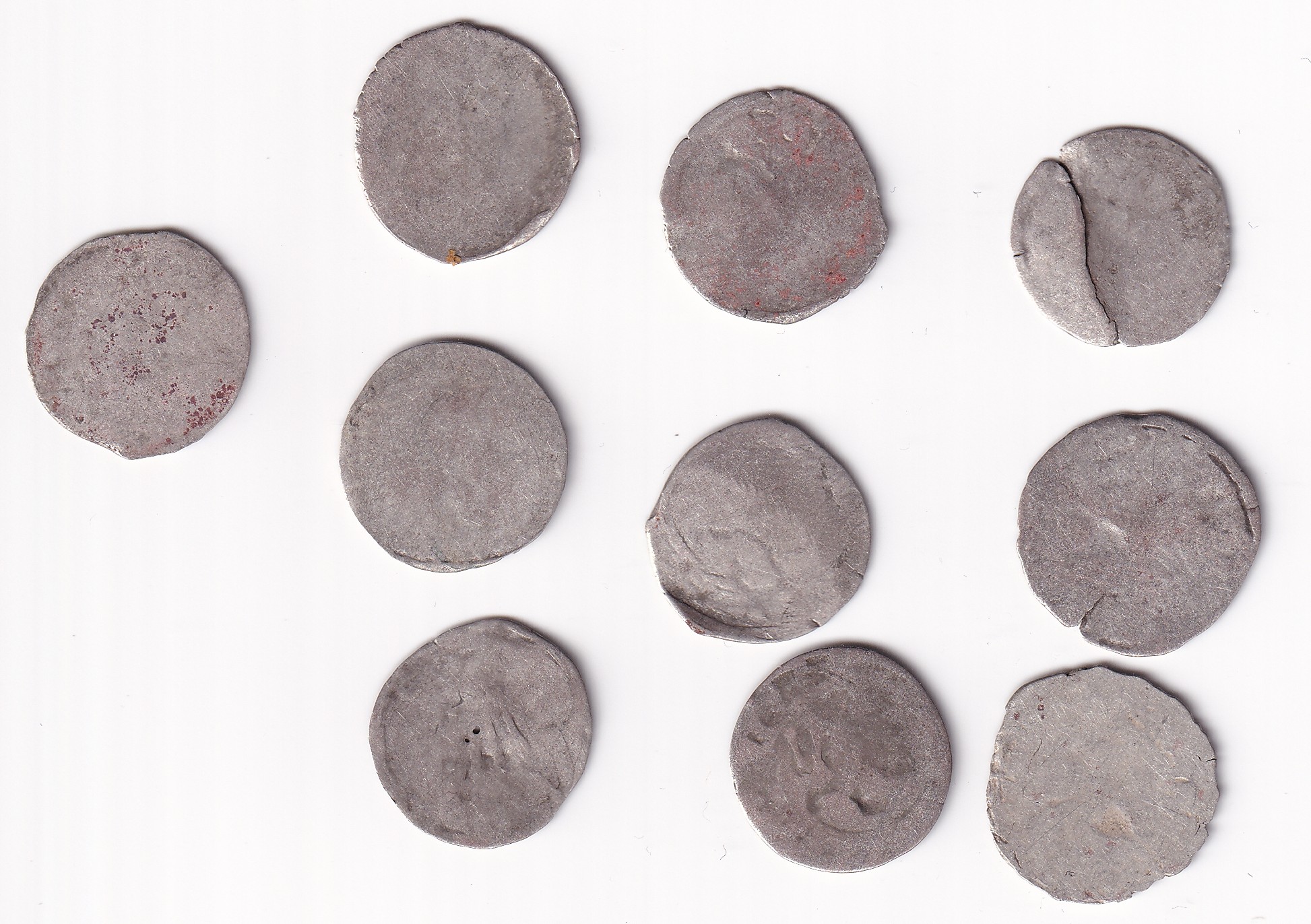 Čechy - LOT 10x Bílý peníz, Vladislav II. Jagellonský, Ag