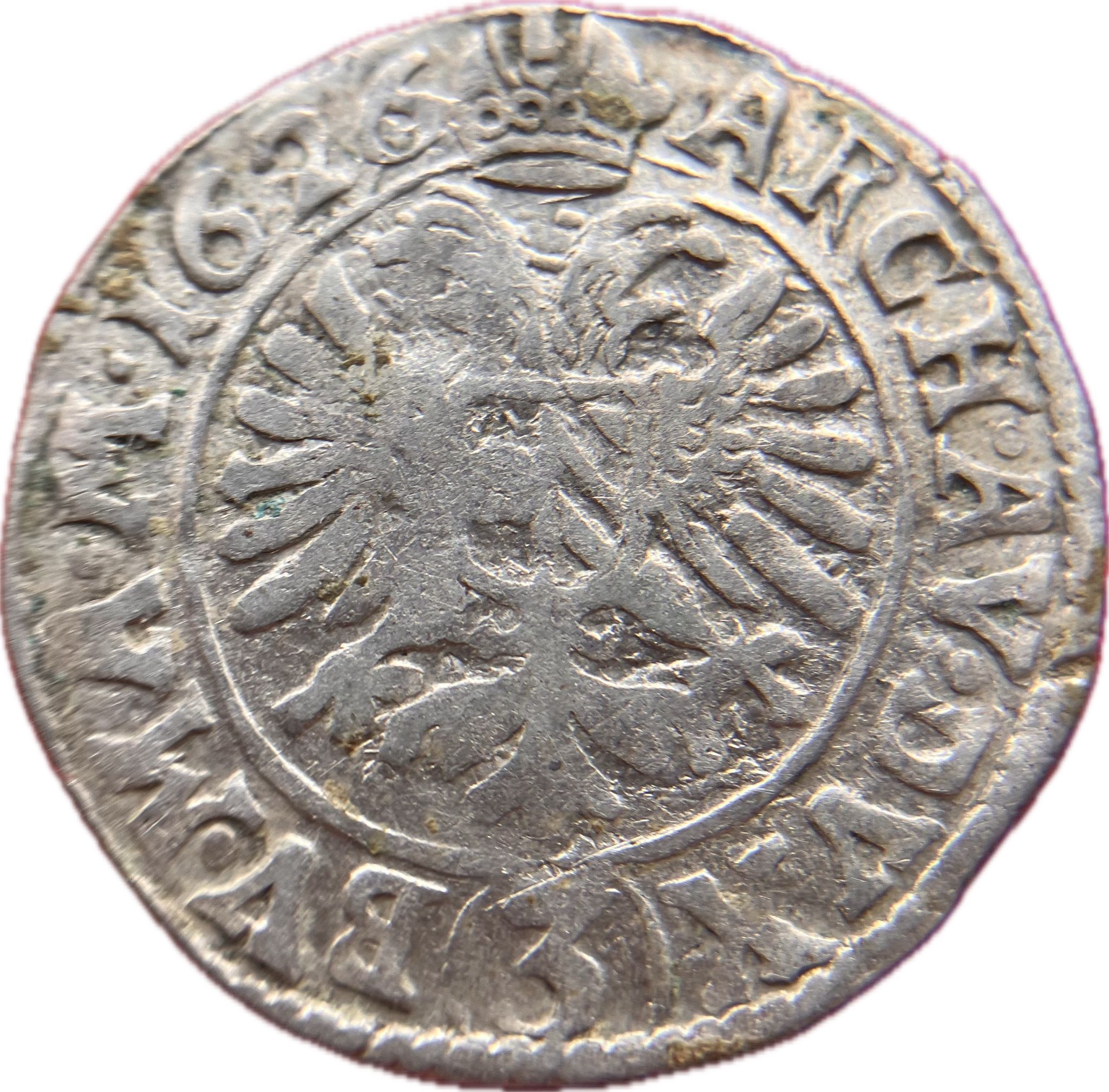 Bohemia 3 Krejcar Ferdinand II 1626 Praha