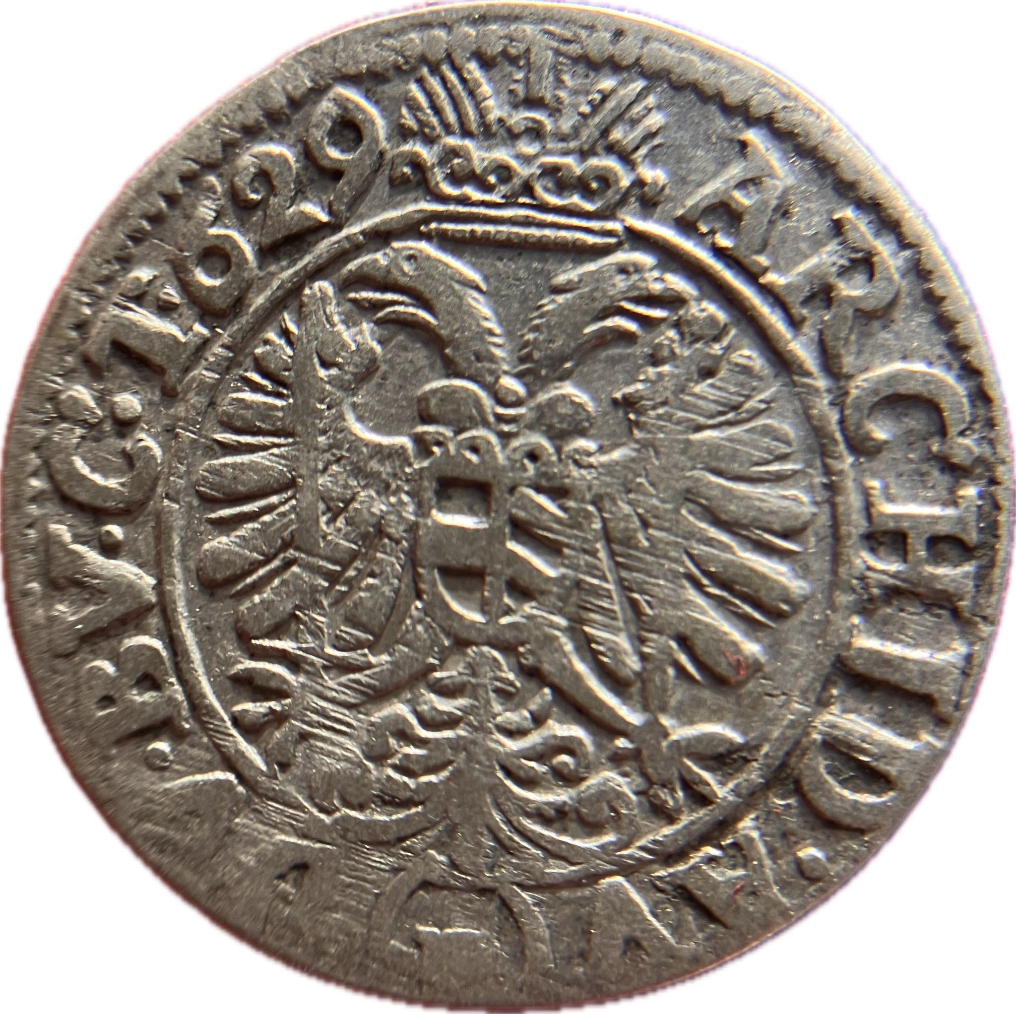 Bohemia 3 Krejcar Ferdinand II 1629 Vratislav