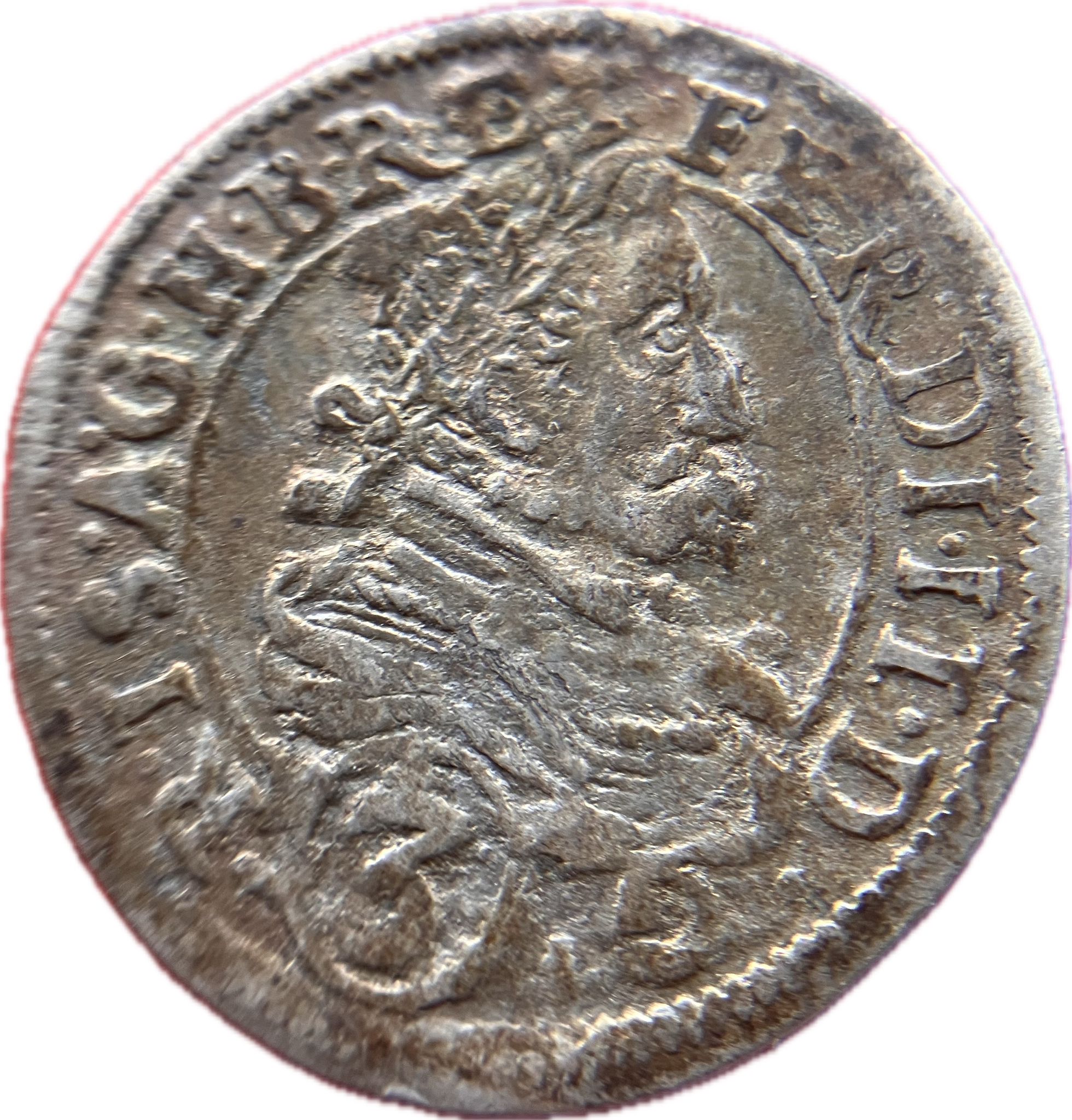 Bohemia 3 Kreuzer Ferdinand II. 1629 Štýrský hradec