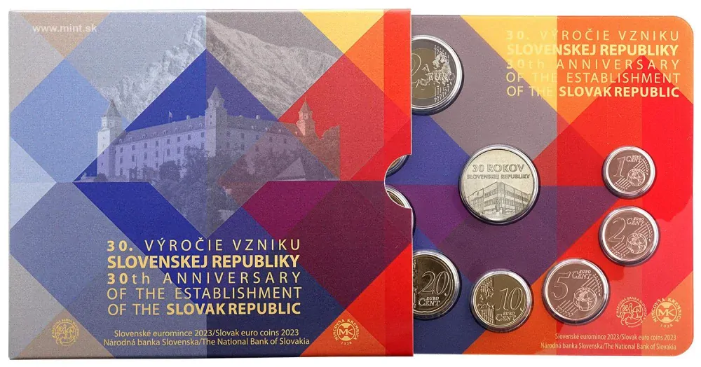 Sada mincí SR 2023 30.výročie vzniku samostatného Slovenska