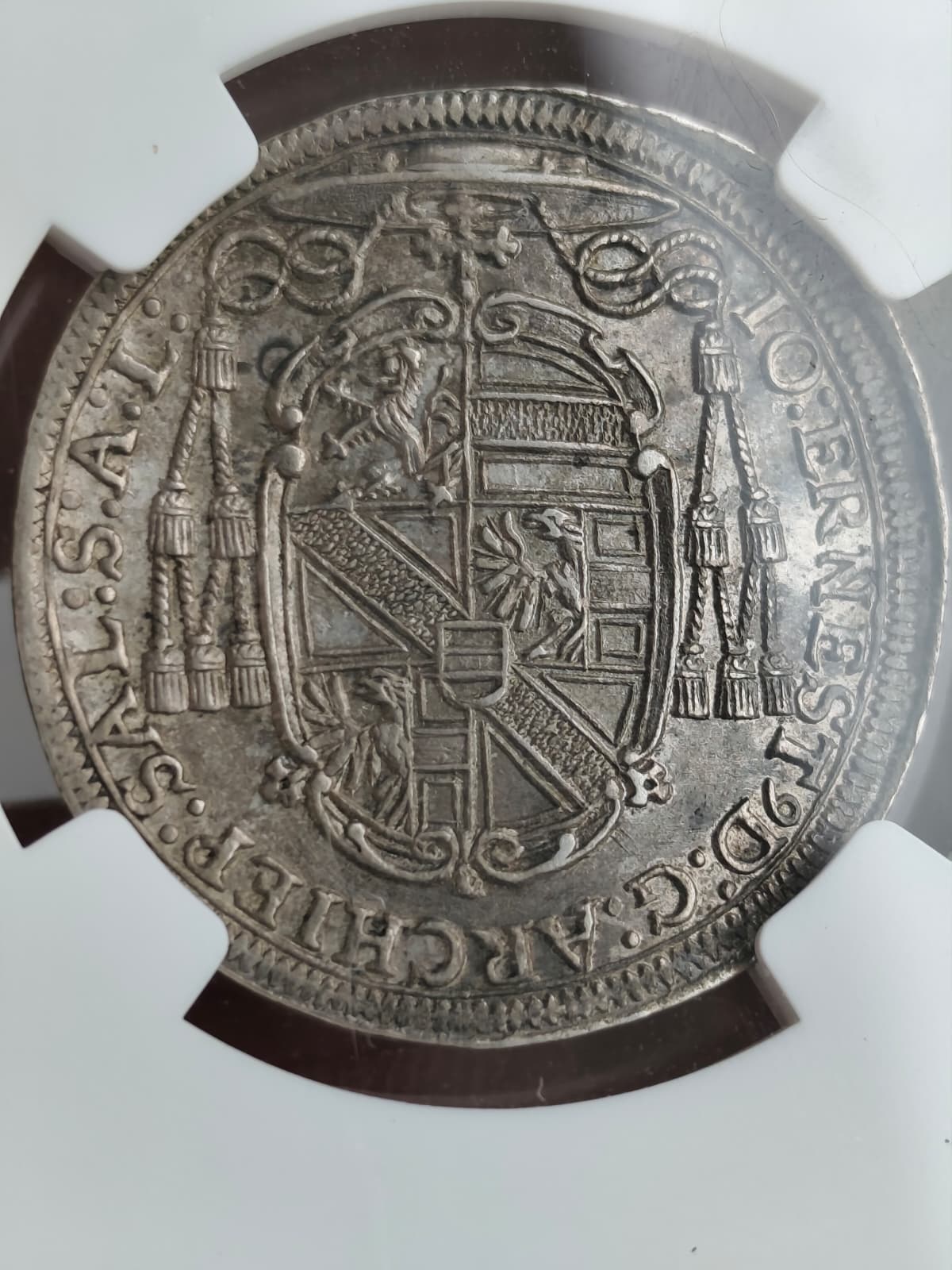 Rakousko - Salzburg 15 Kreuzer 1687, NGC MS 62