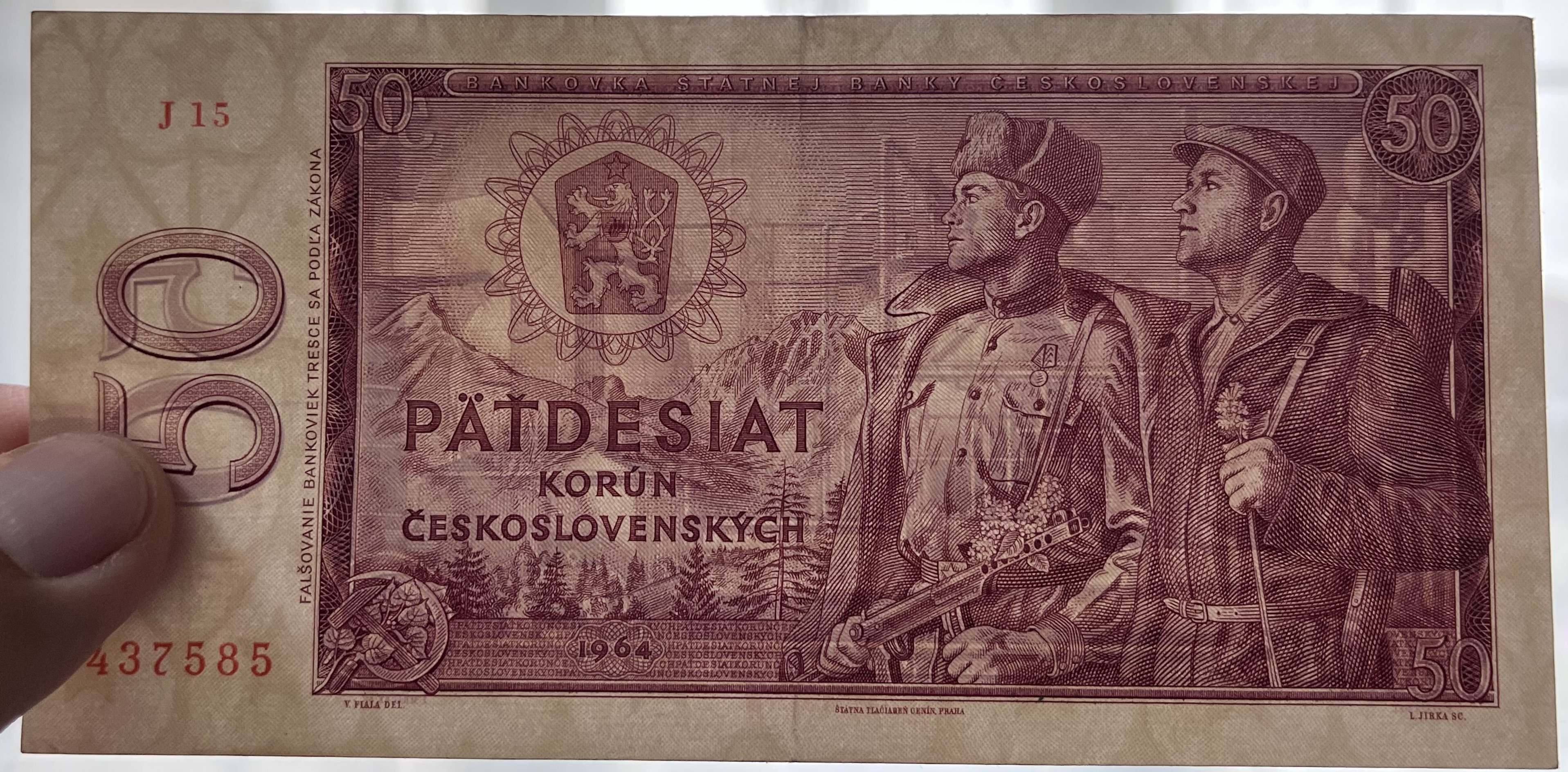 Československo - 50 korun - 1964 - J 15