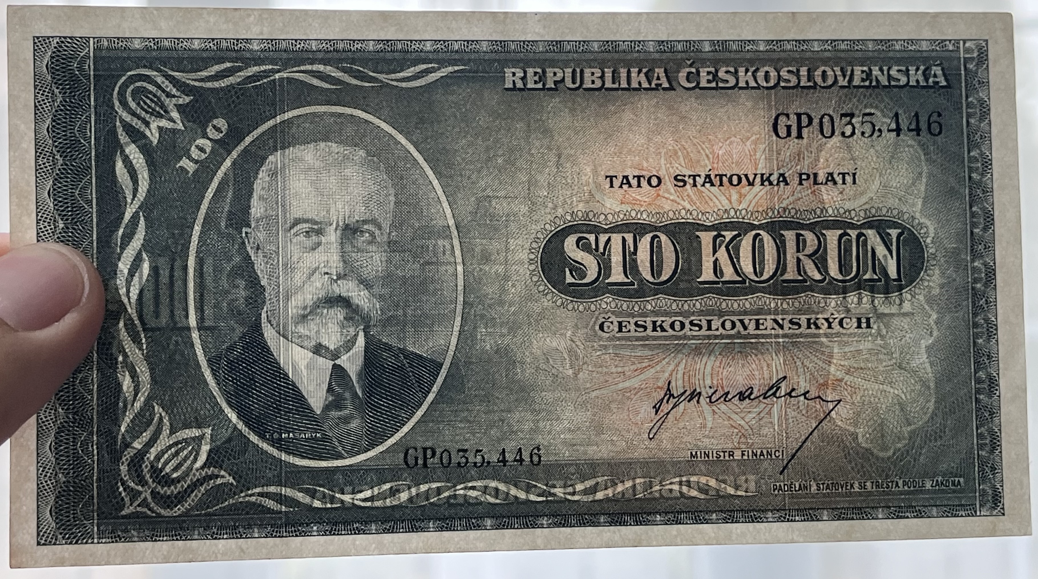 Československo - 100 korun - 1945 - MK