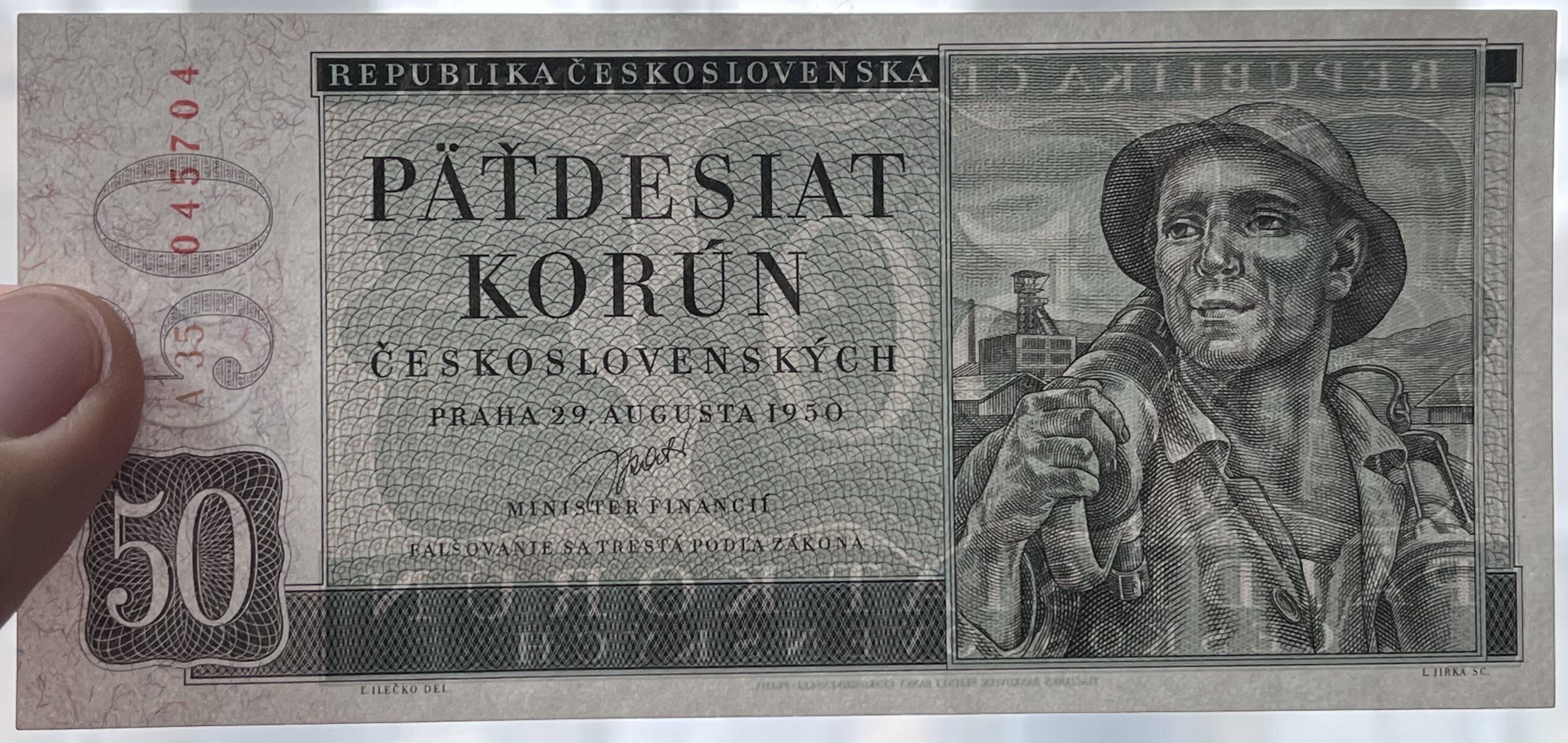 Československo - 50 korun - 1950 - A