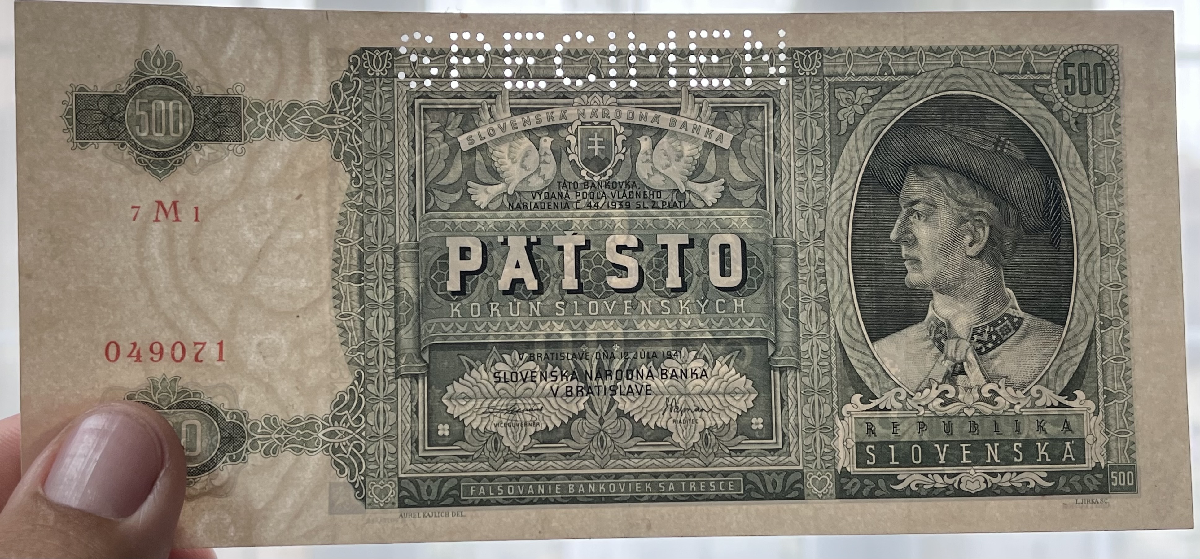 Československo - 2000 Ks - 1941 - MI - Specimen