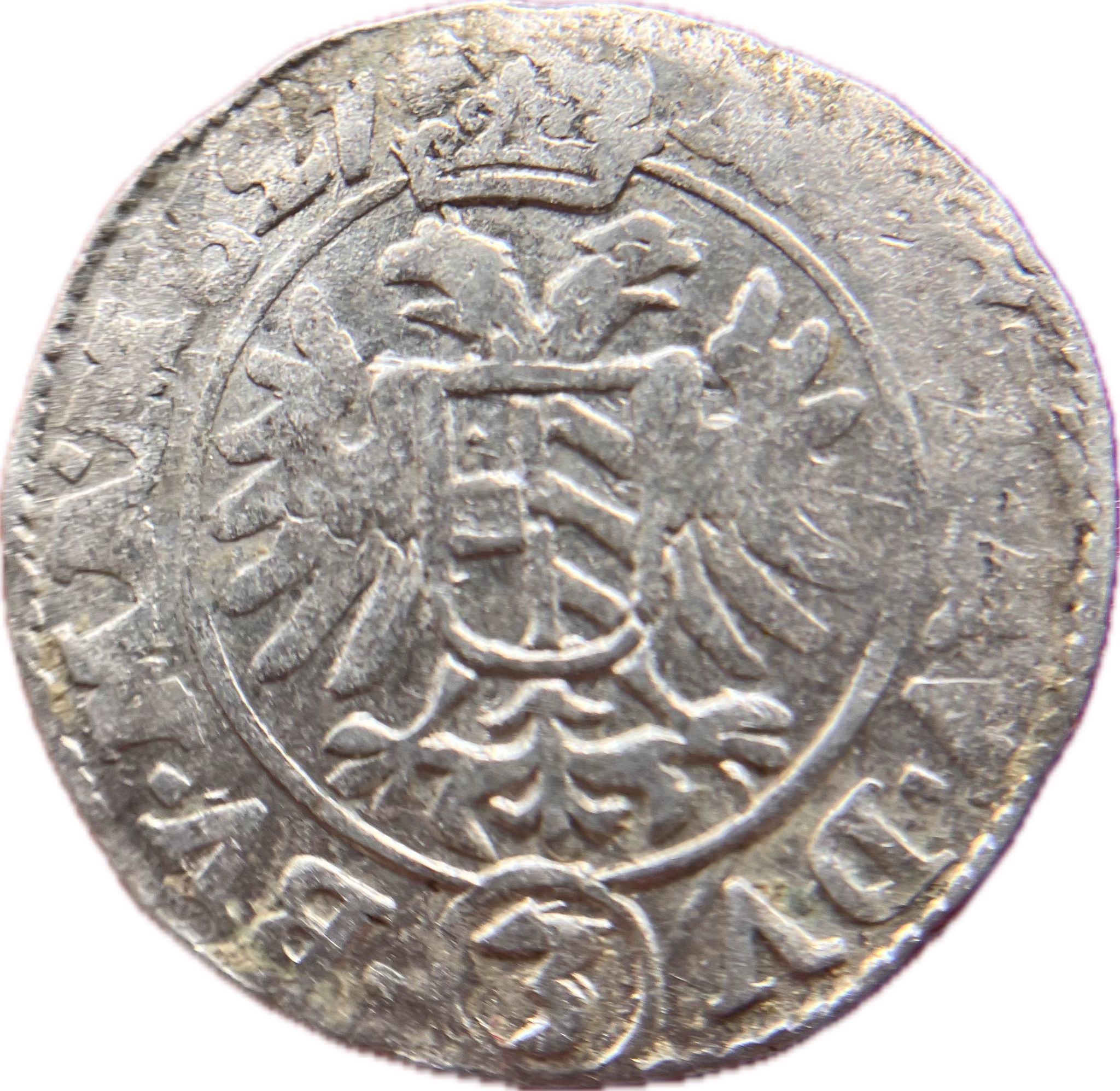 Bohemia 3 Krejcar Ferdinand II 1627 Praha