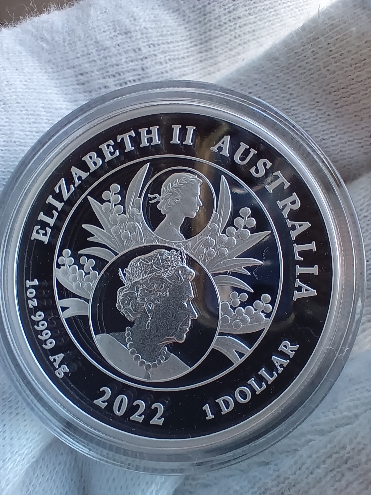 1 OZ Platinum Jubilee 2022, 70 let od nástupu na trůn (1952 - 2022)