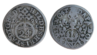 Německo - 1/24 tolar 1699 (2,16g - 18,5mm)