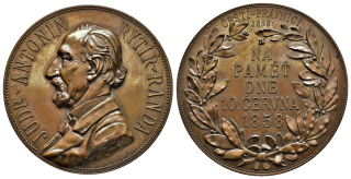 Čechy Medaile AE 1898. JUDr. Antonin Rytir Randa 