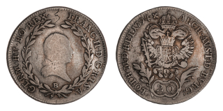 Rakousko - 20 krejcar 1794B, 6,52g