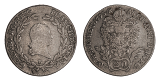 Rakousko - 20 krejcar 1795B, 6,52g