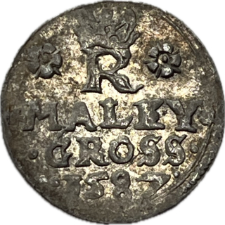 Bohemia-RU-Maley grosch Rudolf II 1587