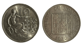 Československo - 10 koruna 1930