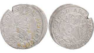 Rakousko - Ferdinand II. 3 Krejcar 1628, sv. Vít