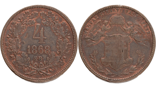 Rakousko - 4 Krejcar 1868 K.B.
