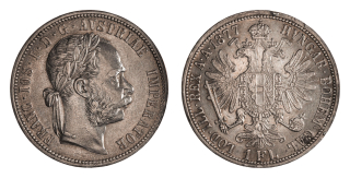 Rakousko - 1 Zlatník 1877 A