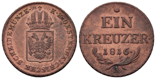 Rakousko - 1 krejcar 1816