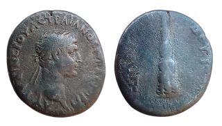 Řím - provincie Kappadokie, Caesarea. Trajan (98-117). Didrachm.