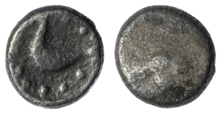 Keltové Bójové - obol typu Zemplín, východní Slovensko, 0,82 g a 7,8 - 8,4 mm.