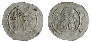 Denár Vladislav I., Cach 532, 4 hvězdy