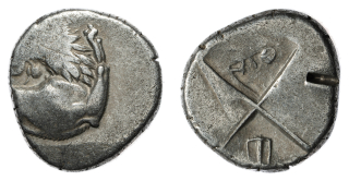 Řecko – Thrákie, Chersonésos, hemidrachma, 2,34g ( . VE ; E )