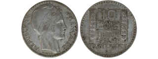 Francie - 10 Francs, 1934, Dritte republic *AG*