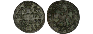Čechy - Maley groš, 1588, Rudolf KH Šatný
