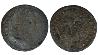 Habsburg - 3 Krejcar, 1729, Karel VI