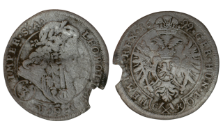 Habsburg - 3 Krejcar , 1699, Leopold I Kutná hora