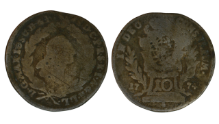 Habsburg - 10 Krejcar, 1794, Maximilán III Bayern