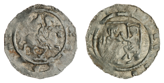 Čechy - Denár Soběslav I. Cach 583, 0,75g