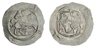 Čechy - Denár Soběslav I. Cach 583, 0,84g