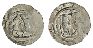 Čechy - Denár Soběslav I. Cach 583, 0,74g