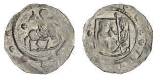 Čechy - Denár Soběslav I. Cach 583, 0,84g