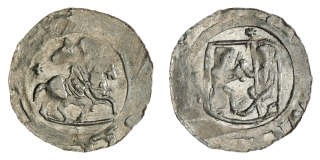 Čechy - Denár Soběslav I. Cach 583, 0,68g