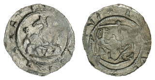 Čechy - Denár Soběslav I. Cach 583, 0,77g