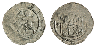 Čechy - Denár Soběslav I. Cach 583, 0,72g