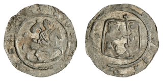 Čechy - Denár Soběslav I. Cach 583, 0,83g