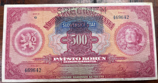Československo -500 Ks, 1939, G