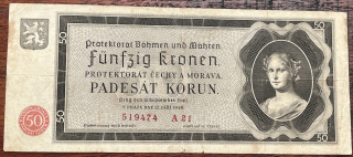 Československo -50 korun, 1940, A 21