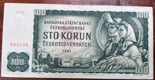 Československo - 1OO kčs - 1961 - P90