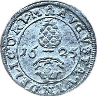Německo - 2 Krejcar(1/2 Batzen) 1625 Svobodné město Augsburg - titul Ferdinand II
