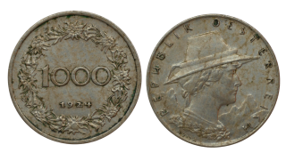 Rakousko - 1000 korun 1924
