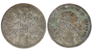 Habsburg – 20 Krejcar, 1868, Franz Joseph I