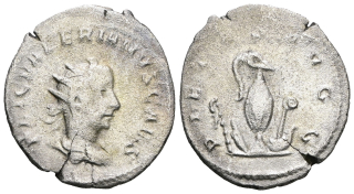 Řím – Valerian II., AR antoninián, 256–258