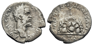 Řím – Kappadokie, Caesarea, Septimius Severus (193–211 n. l.), stříbro drachma.