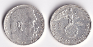 Německo - 2 Mark 1939 A, Hindemburg